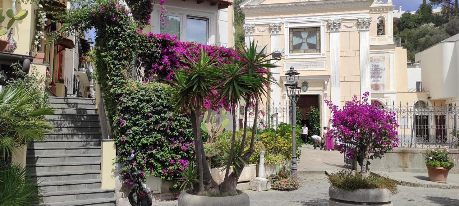 Вилла La Casa Rosa Di Giulia Искья Экстерьер фото